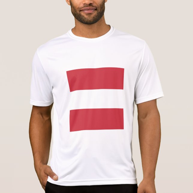 T-shirt Drapeau autrichien (Devant)