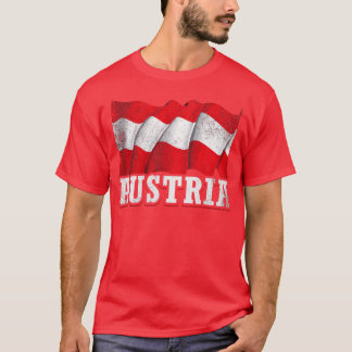 T-shirt Drapeau autrichien