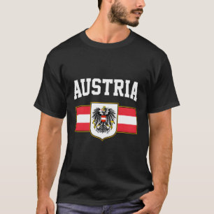 T-shirt Drapeau autrichien Autriche Osterreich
