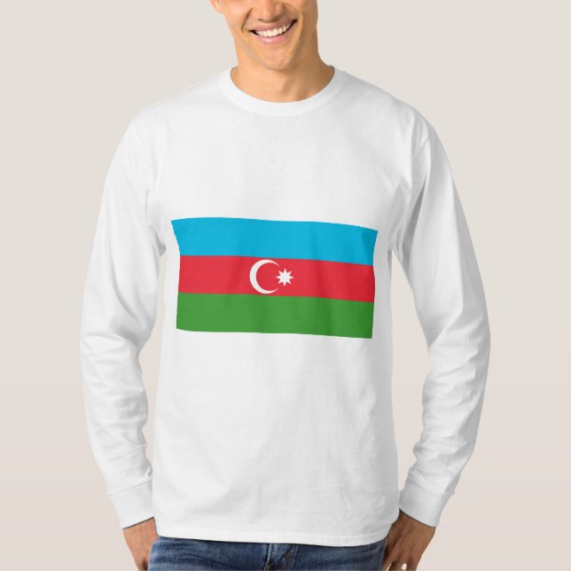 T-shirt Drapeau azerbaïdjanais (Azerbaïdjan) (Devant)