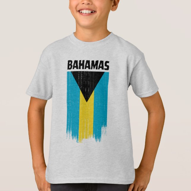 T-shirt Drapeau Bahamas (Devant)