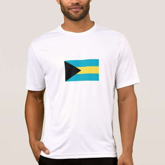 T-shirt Drapeau bahamien (Devant)