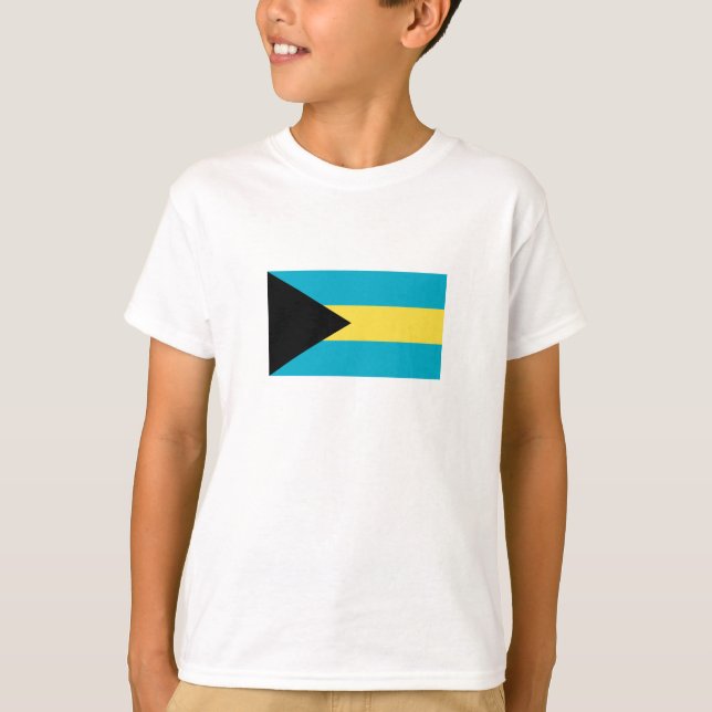 T-shirt Drapeau bahamien (Devant)