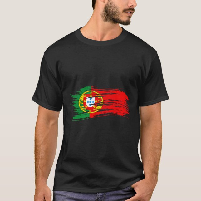 T-shirt Drapeau Bandeira De Portugal (Devant)