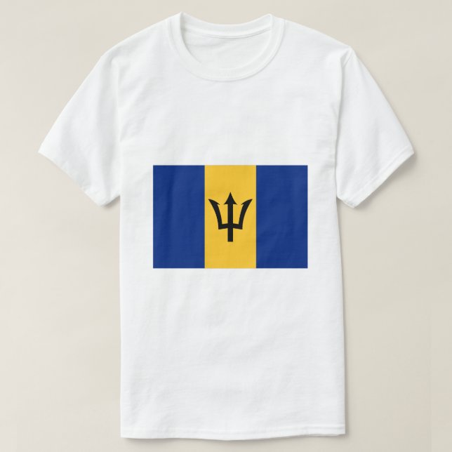 T-shirt Drapeau Barbade (Design devant)