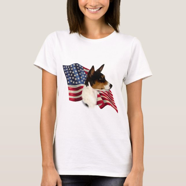 T-shirt Drapeau Basenji (Devant)