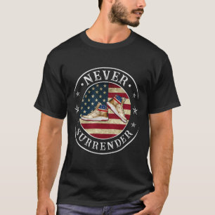 T-shirt Drapeau Basket de l'or Trump 2024