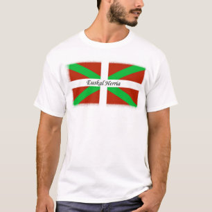 T-shirt Drapeau Basque avec la chemise d'Euskal Herria