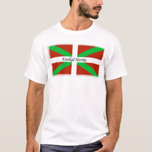 T-shirt Drapeau Basque avec la chemise d'Euskal Herria