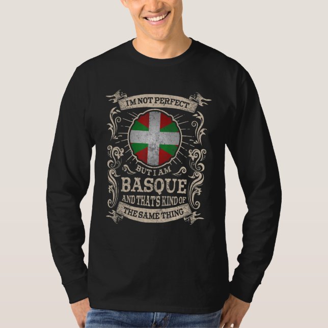 T-shirt Drapeau Basque Fier Basques Hommes & Femmes (Devant)