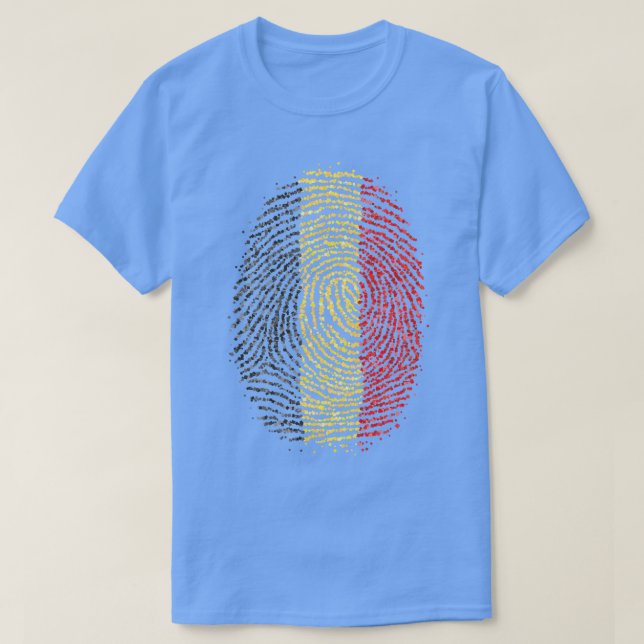 T-shirt Drapeau belge (Design devant)