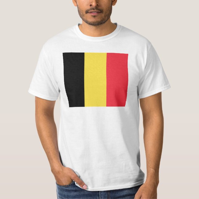 T-shirt Drapeau belge (Devant)