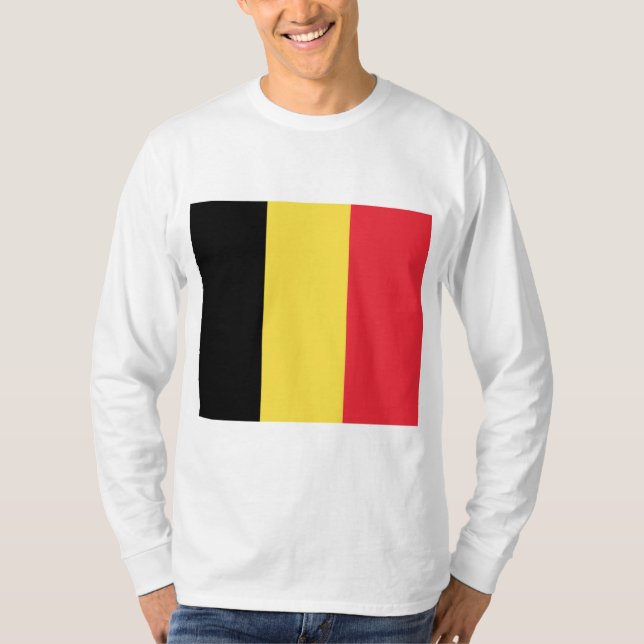 T-shirt Drapeau belge (Devant)