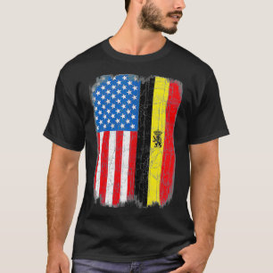 T-shirt Drapeau belge Belgique Belgie Belgique