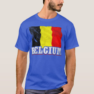 T-shirt Drapeau Belgique