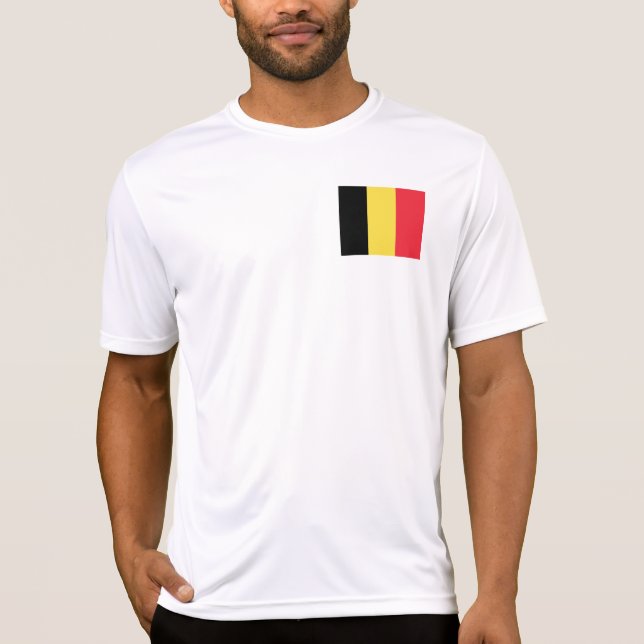 T-shirt Drapeau Belgique (Devant)