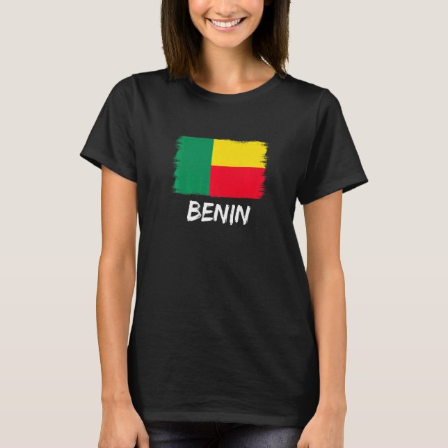 T-shirt Drapeau Béninois Bénin (Devant)