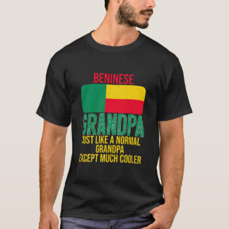 T-shirt Drapeau béninois Vintage pour hommes