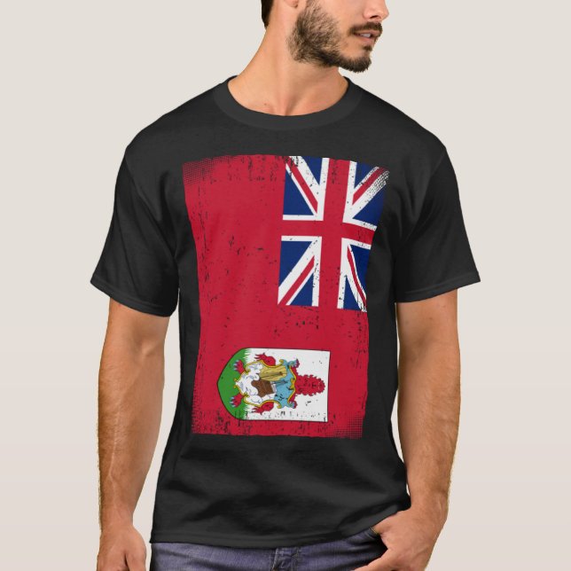 T-shirt Drapeau bermudien Bermudes (Devant)