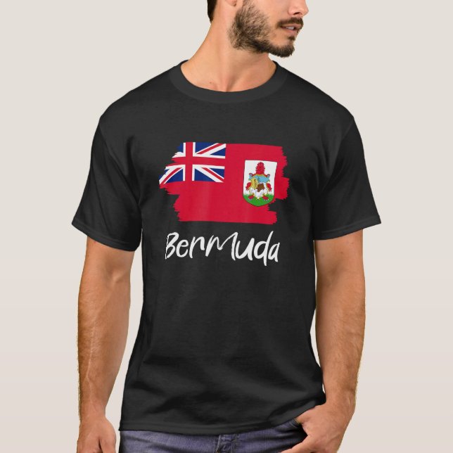 T-shirt Drapeau bermudien Bermudes (Devant)