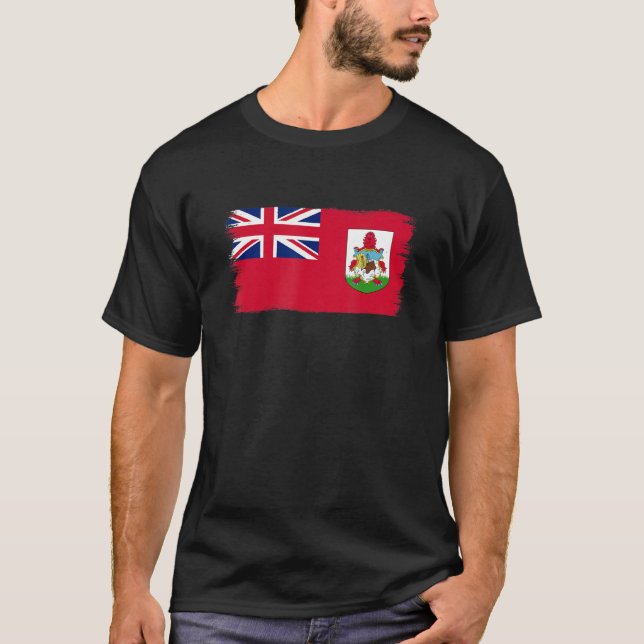 T-shirt Drapeau bermudien Bermudes 1 (Devant)