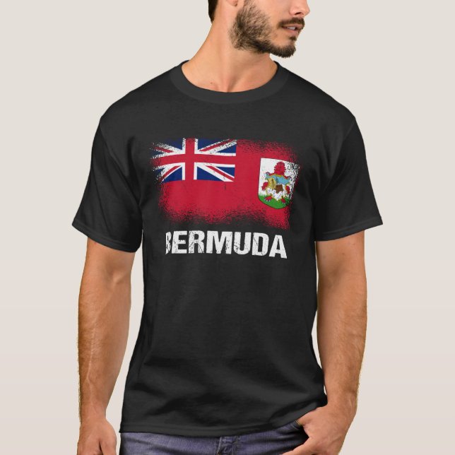 T-shirt Drapeau bermudien Bermudes  2 (Devant)