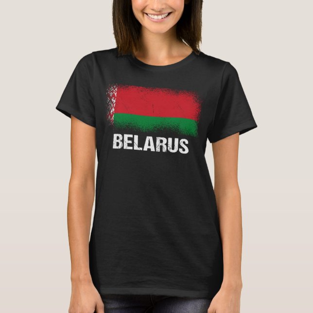 T-shirt Drapeau biélorusse Bélarus (Devant)