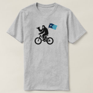 T-shirt Drapeau Bigfoot Cycling Minnesota