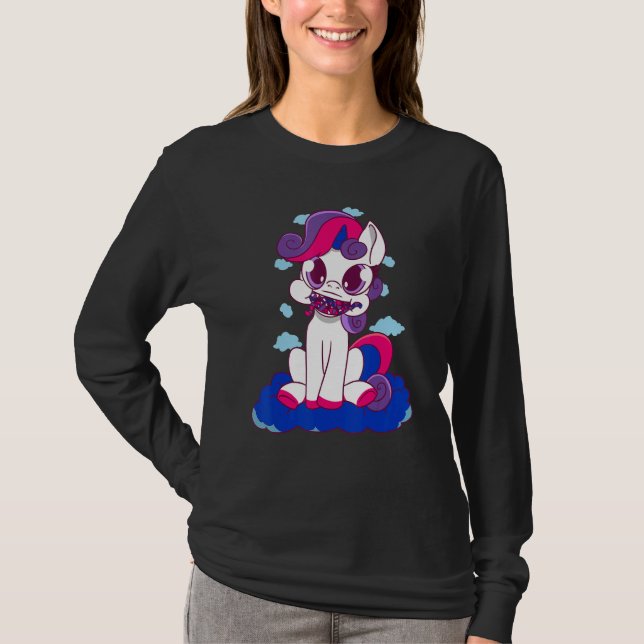 T-shirt Drapeau bisexuel de dragon LGBT Bi Pride B (Devant)