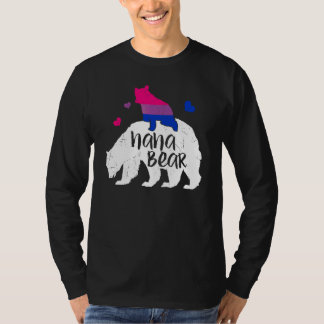T-shirt Drapeau bisexuel Ourson Nana Journée de fierté bis