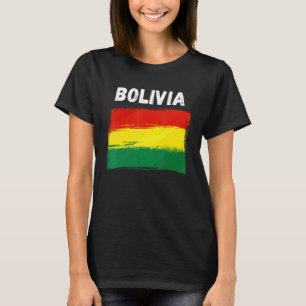 T-shirt Drapeau Bolivie Jours Vintages Grunge Drapeau boli