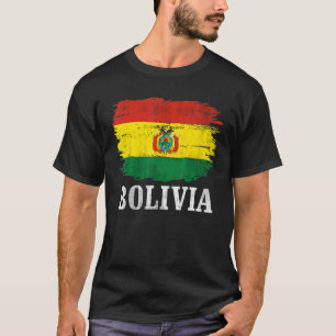 T-shirt Drapeau Bolivie vintage pour la Bolivie