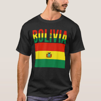 T-shirt Drapeau bolivien de Bolivie