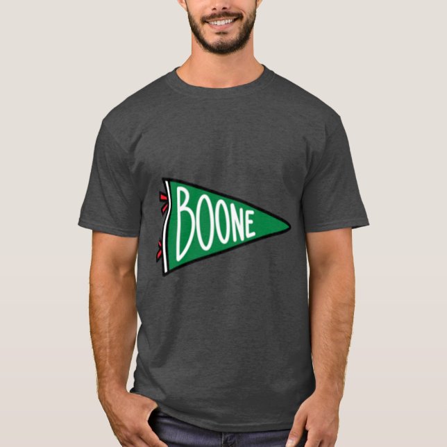 T-shirt Drapeau Boone Iowa (Devant)