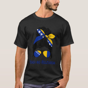 T-shirt Drapeau Bosniaque Bosnie-Herzégovine