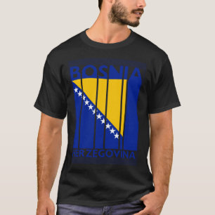T-shirt Drapeau bosniaque Vintage de Bosnie-Herzégovine