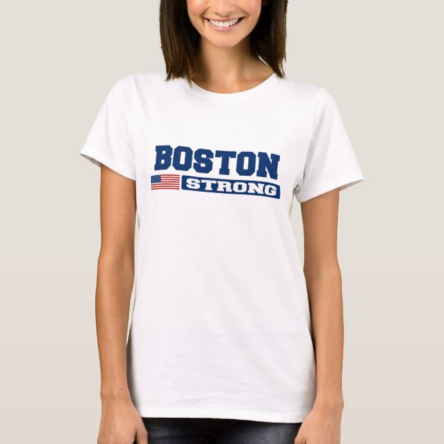 T-shirt Drapeau BOSTON FORT DES ÉTATS-UNIS (Devant)
