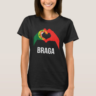 T-shirt Drapeau Braga Portugal Ville Portugaise Love Portu