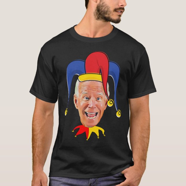 T-shirt Drapeau Brandon Louisiana Biden Jester Joe T-S (Devant)