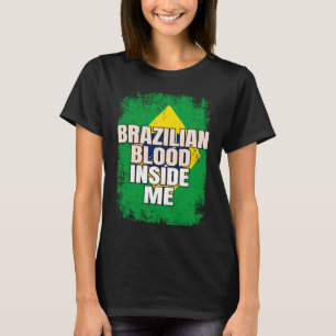 T-shirt Drapeau Brésil en moi Brésil