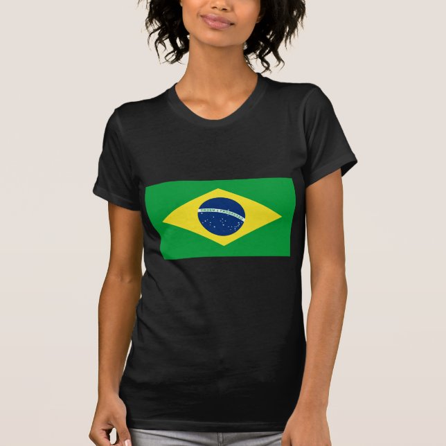 T-shirt drapeau brésilien (Devant)