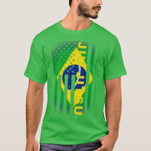 T-shirt Drapeau brésilien Jiu Jitsu États-Unis 7