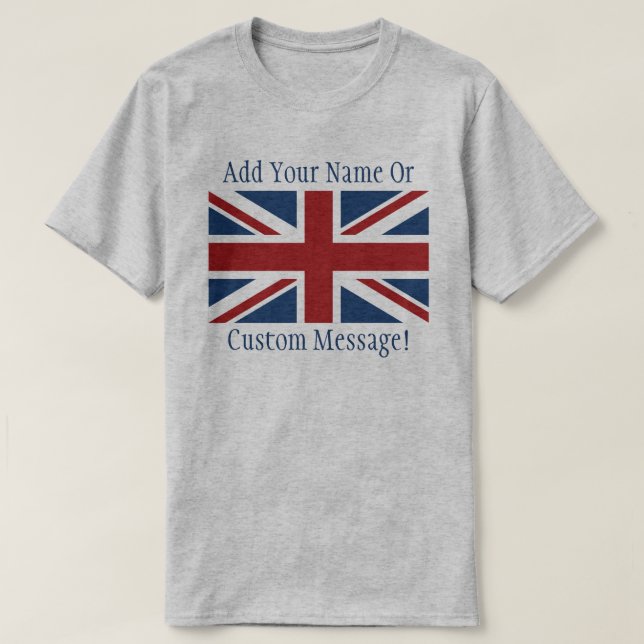 T-shirt Drapeau britannique (Design devant)