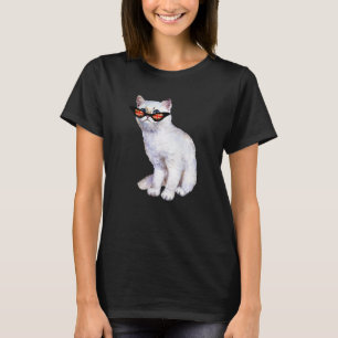 T-shirt Drapeau britannique Angleterre Silver Cat Sung