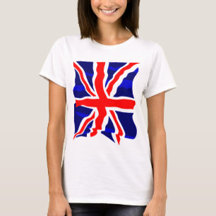 T-shirt Drapeau britannique BRITANNIQUE du tigre 80s de