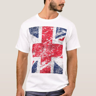 T-shirt Drapeau britannique/drapeau d'Union Jack/drapeau