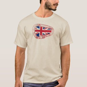 T-shirt Drapeau britannique Escalade carabiner