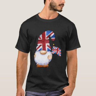 T-shirt Drapeau britannique Gnome Roi Charles Coronation