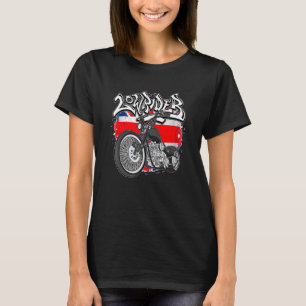 T-shirt Drapeau britannique Latino Vicla Uk Motos personna