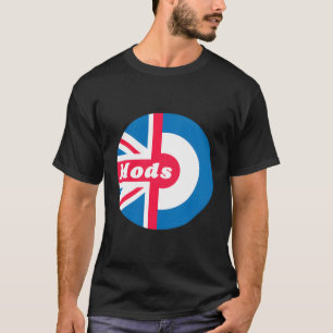 T-shirt Drapeau britannique Mods cible Union Jack Roundel